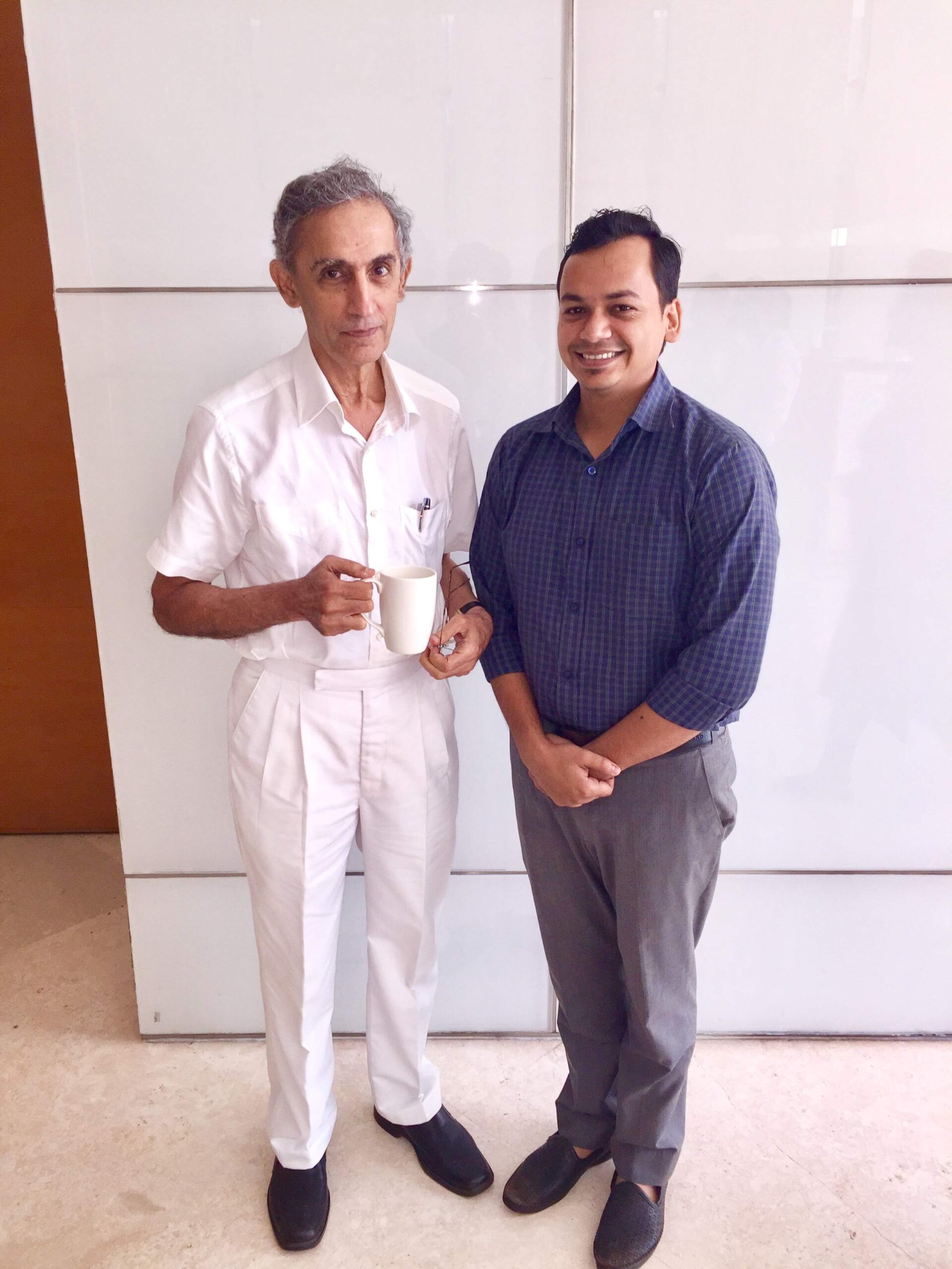 With Dr Sultan Pradhan
