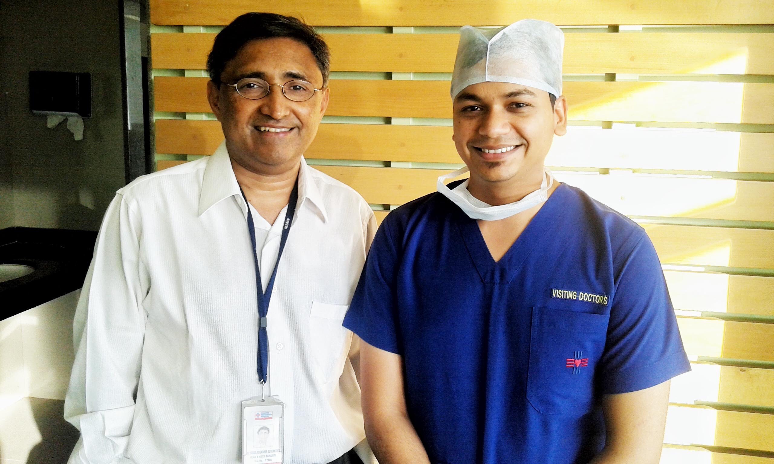 With Mentor Dr Moni Abraham Kuriakose